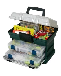 Plano 1362 Tackle Box - 2 Removable Tackle Tray System With Top Bulk Storage