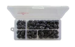 100 X Size 1 Bean Fishing Sinkers In Tackle Box