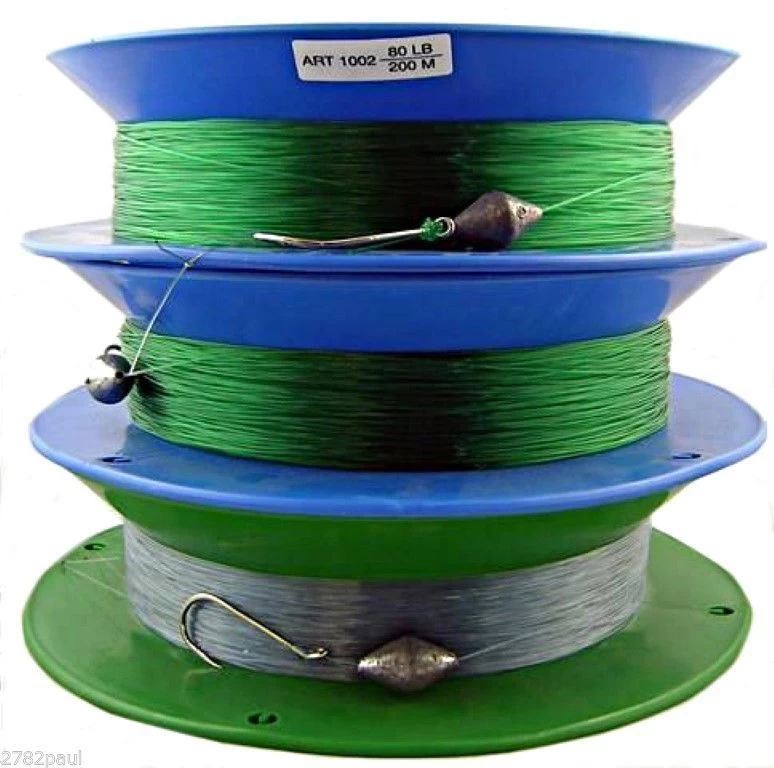 3 X 10 Inch Hand Caster Pre Rigged With 200m Of 80lb Mono Fishing Line 6 3 X 10 Inch Hand Caster Pre Rigged With 200m Of 80lb Mono Fishing Line - Image 6
