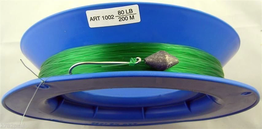 3 X 10 Inch Hand Caster Pre Rigged With 200m Of 80lb Mono Fishing Line 3 3 X 10 Inch Hand Caster Pre Rigged With 200m Of 80lb Mono Fishing Line - Image 3