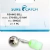 Surecatch Single Fishing Rod Bell With Luminous Attachment For Night Use