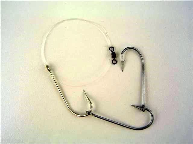 Wilson Tailor Fishing Rig 3x5/0 Hook-Setup - 40lb Clear Mono Leader 4 Wilson Tailor Fishing Rig 3x5/0 Hook-Setup - 40lb Clear Mono Leader - Image 4