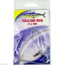 Wilson Tailor Fishing Rig 3x5/0 Hook-Setup - 40lb Clear Mono Leader 15 Wilson Tailor Fishing Rig 3x5/0 Hook-Setup - 40lb Clear Mono Leader -Fishing Shop 331rtr5 0 a35f1d53 5a80 4df8 a63e e8f2464ec622