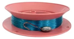 Surecatch 10 Inch Rigged Handcaster With 125lb Mono Fishing Line And Bean Sinker