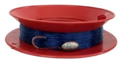 Surecatch 10 Inch Rigged Handcaster With 150lb Mono Fishing Line And Bean Sinker