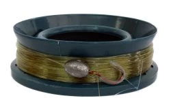 Surecatch 6 Inch Rigged Handcaster With 50lb Mono Fishing Line And Bean Sinker