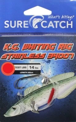 Surecatch King George Whiting Rig With Stainless Steel 34007 Hooks -Fishing Shop 691KWS22