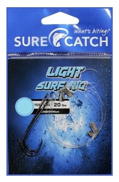 Surecatch Pre-Tied Light Surf Rig With Chemically Sharpened Fishing Hooks -Fishing Shop 691SLS42