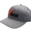 Zman Heather Grey Premium Cap - Fishing Hat With Snap Closure