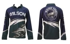 Team Wilson Bolt Tournament Long Sleeve Fishing Shirt With Collar - UPF50+ -Fishing Shop AFSWBL