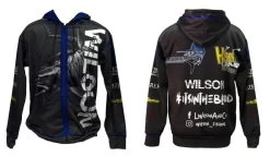 Wilson Sublimated Hooded Jacket With Full Zippered Front - Fishing Hoodie