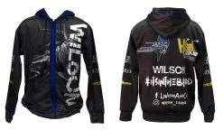 Wilson Sublimated Hooded Jacket With Full Zippered Front - Fishing Hoodie -Fishing Shop AHWZXXXL