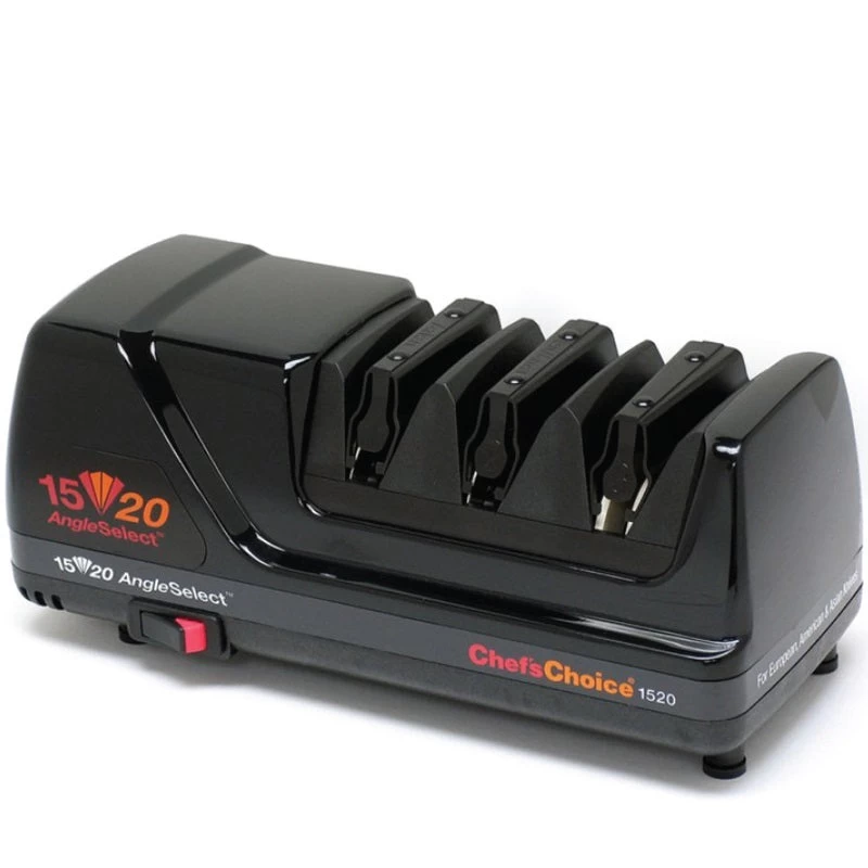 Chef's Choice 1520 Black Diamond Hone Electric Knife Sharpener - Angle Select 1 Chef's Choice 1520 Black Diamond Hone Electric Knife Sharpener - Angle Select