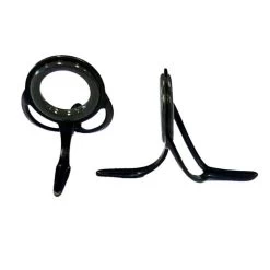 Black Replacement Low Profile Fishing Rod Runner With Grey Aluminium Oxide Ring -Fishing Shop GBA40