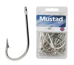 1 Box Of Mustad 7766D Duratin Tarpon Fishing Hooks -Fishing Shop H7766D1