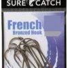 1 Packet Of Surecatch French Bronzed Fishing Hooks