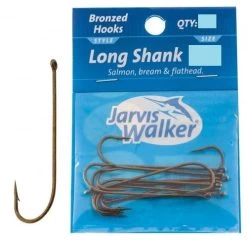 Jarvis Walker Bronze Long Shank Fishing Hooks
