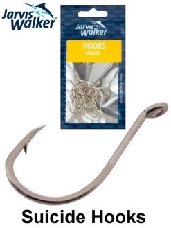 1 Packet Of Jarvis Walker Nickle Suicide Fishing Hooks - 7 Sizes To Choose From -Fishing Shop JW PP Suicide b906e8dc 4a5b 47a9 b453 9281ec7dc706