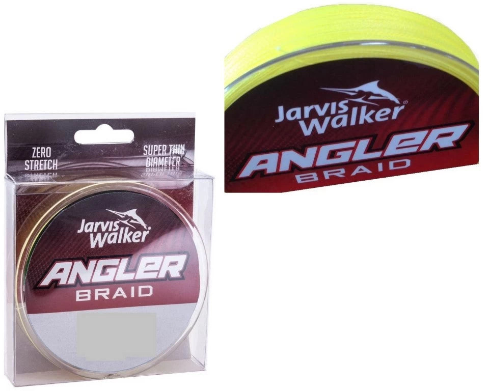 150yd Spool Of 50lb Jarvis Walker Angler Braid - Chartreuse Fishing Braid 3 150yd Spool Of 50lb Jarvis Walker Angler Braid - Chartreuse Fishing Braid - Image 3