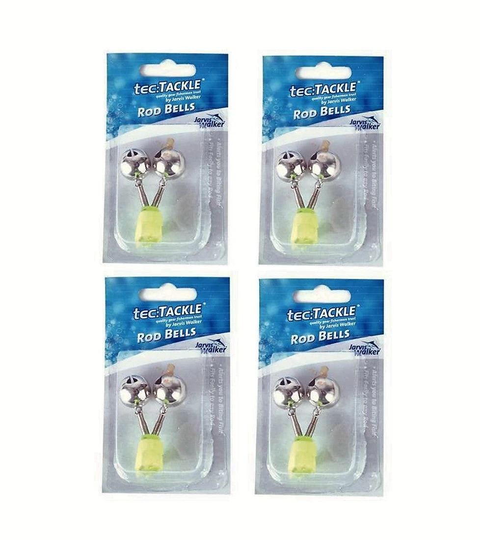 Bulk 4 Pack Jarvis Walker Double Fishing Rod Bells - Luminous Attachment 1 Bulk 4 Pack Jarvis Walker Double Fishing Rod Bells - Luminous Attachment