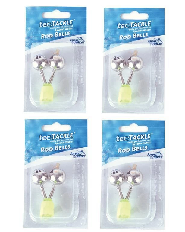 Bulk 4 Pack Jarvis Walker Double Fishing Rod Bells - Luminous Attachment 3 Bulk 4 Pack Jarvis Walker Double Fishing Rod Bells - Luminous Attachment - Image 3