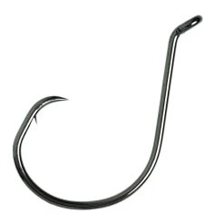1 Box Of Eagle Claw Lazer Sharp L7228BPU Platinum Black Octopus Circle Hooks
