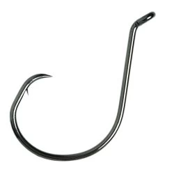 1 Box Of Eagle Claw Lazer Sharp L7228BPU Platinum Black Octopus Circle Hooks -Fishing Shop L7228BPU5 0
