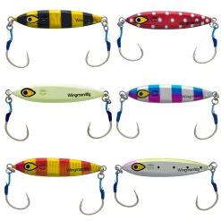 80gm Mustad Wingman Fast Sinking Fishing Jig Lure With 2 Ultrapoint Assist Hooks -Fishing Shop MJIG06 LPK 80 1f4debf5 c57d 4d1f 9e5c 98466d6076ab