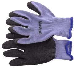 1 Pair Of Mustad Rubber Coated Fishing Gloves