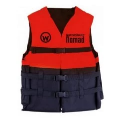 Red Watersnake Nomad Adult Or Child Life Jacket - Level 50 PFD -Fishing Shop Nomad PFD Red Ad Small
