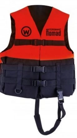 Red Watersnake Nomad Adult Or Child Life Jacket - Level 50 PFD -Fishing Shop Nomad PFD Red Ch Small