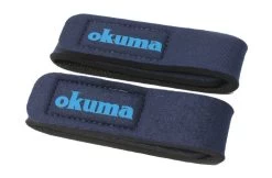 2 X Blue Okuma Fishing Rod Wraps - Secures Fishing Rods Together - Rod Straps