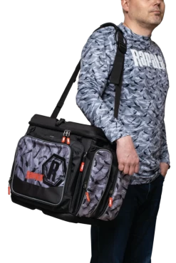 Rapala LureCamo Magnum Fishing Tackle Bag With Moulded Waterproof Bottom And Lid