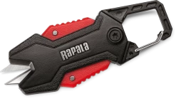 9cm Rapala RCD Retractable Fishing Line Scissors With Built-In Carabiner