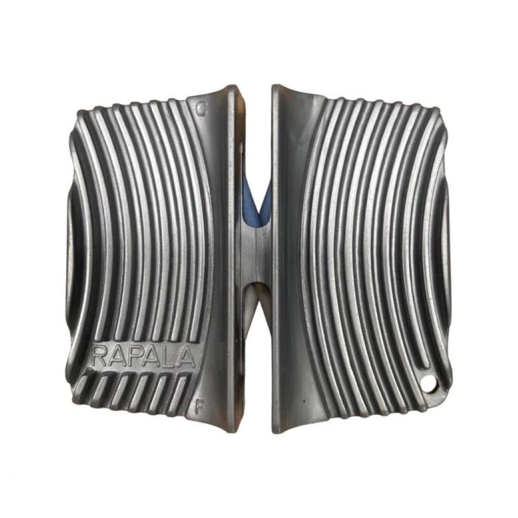 Rapala 2 Stage Knife Sharpener With Ceramic Sticks - Coarse And Fine Stage 1 Rapala 2 Stage Knife Sharpener With Ceramic Sticks - Coarse And Fine Stage