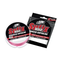 300yd Spool Of Sufix 832 Superline Braided Fishing Line - Pink Braid