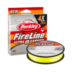 300m Spool Of Berkley Fireline Ultra 8 Flame Green Braided Fishing Line -Fishing Shop Ultra8 FG 300m 17lb