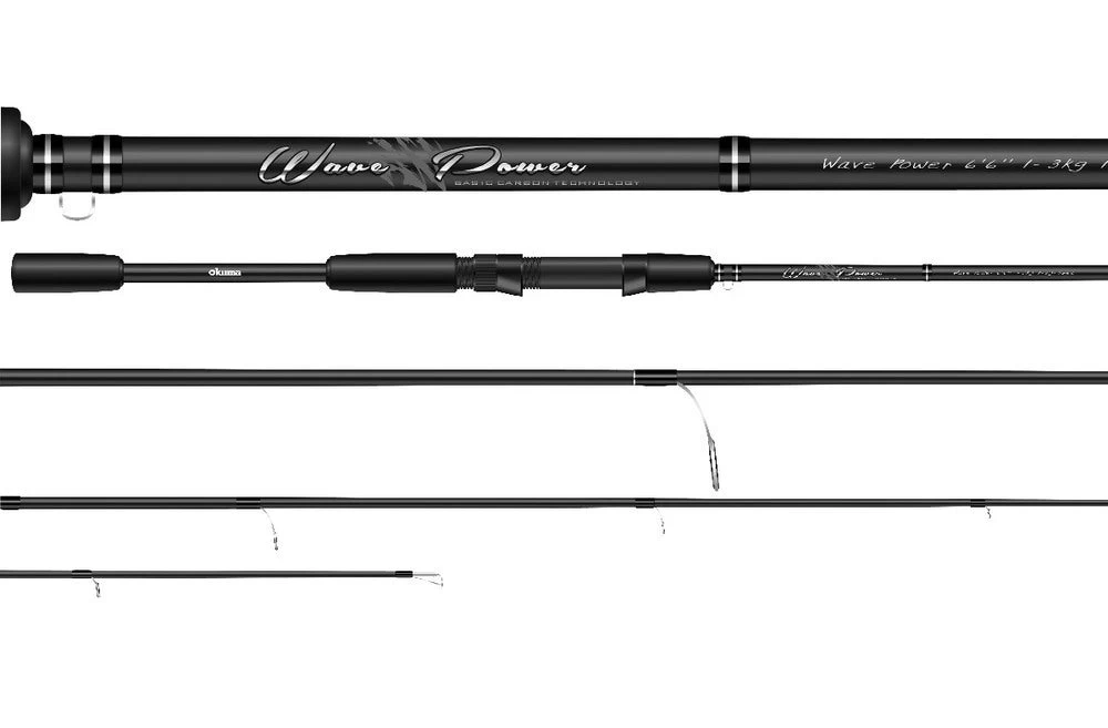 7ft Okuma Wave Power 1-3kg Spin Rod - 2 Piece Spinning Fishing Rod 1 7ft Okuma Wave Power 1-3kg Spin Rod - 2 Piece Spinning Fishing Rod