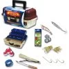 Surecatch 201 Piece Mega Fishing Pack - 3 Tray Tackle Box - Assorted Tackle Kit