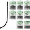 10 Boxes Of Mustad 10829NPBLN Big Gun Kirbed Chemically Sharpened Fishing Hooks