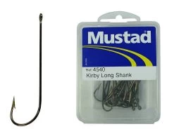 1 Box Of Mustad 4540 1/2 Bronze Long Shank Kirby Fishing Hooks 15 1 Box Of Mustad 4540 1/2 Bronze Long Shank Kirby Fishing Hooks -Fishing Shop h45401