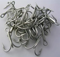 1 Box Of Mustad 7794 3x Strong Short Shank Treble Durasteel Fishing Hooks -Fishing Shop h7794ds1