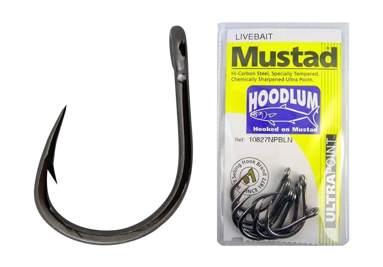 1 Packet Of Mustad 10827NPBLN Hoodlum Live Bait 4x Strong Fishing Hooks 8 1 Packet Of Mustad 10827NPBLN Hoodlum Live Bait 4x Strong Fishing Hooks - Image 8