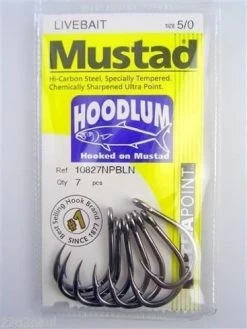3 Packs Of Mustad 10827NPBLN Hoodlum 4x Strong Chemically Sharp Fishing Hooks -Fishing Shop hp10827npbln5 0x3 dc4352a1 163e 40c3 819a 9ee921d99f0c