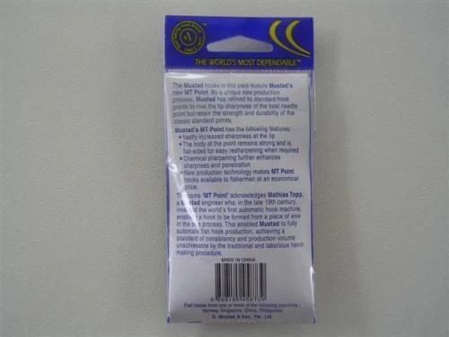 Size 3/0 Mustad 4202bln M.T Point Gang Hooks Chem Sharp Qty 33 Fishing Hooks 7 Size 3/0 Mustad 4202bln M.T Point Gang Hooks Chem Sharp Qty 33 Fishing Hooks - Image 7