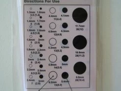 Fishing Rod Tip Measurement Gauge Internal & External -Fishing Shop tipguage fcdbee06 a673 4904 966a b6cdabe0ae6d